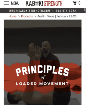 KABUKI - PRINCIPLES OF LOADED MOVEMENT