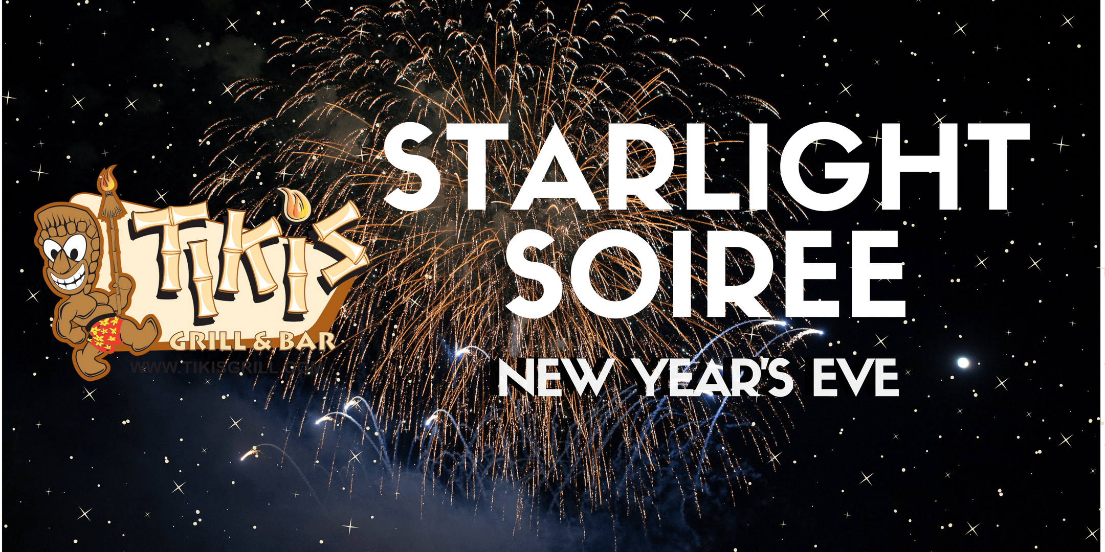 tiki s new year s eve starlight soiree dinner party tiki s grill