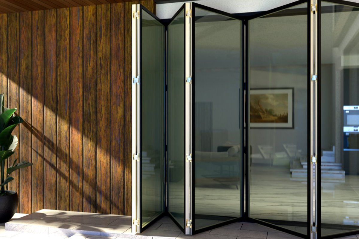 AG Millworks Pico bi-fold doors with ultra-slim frames and expansive glass views