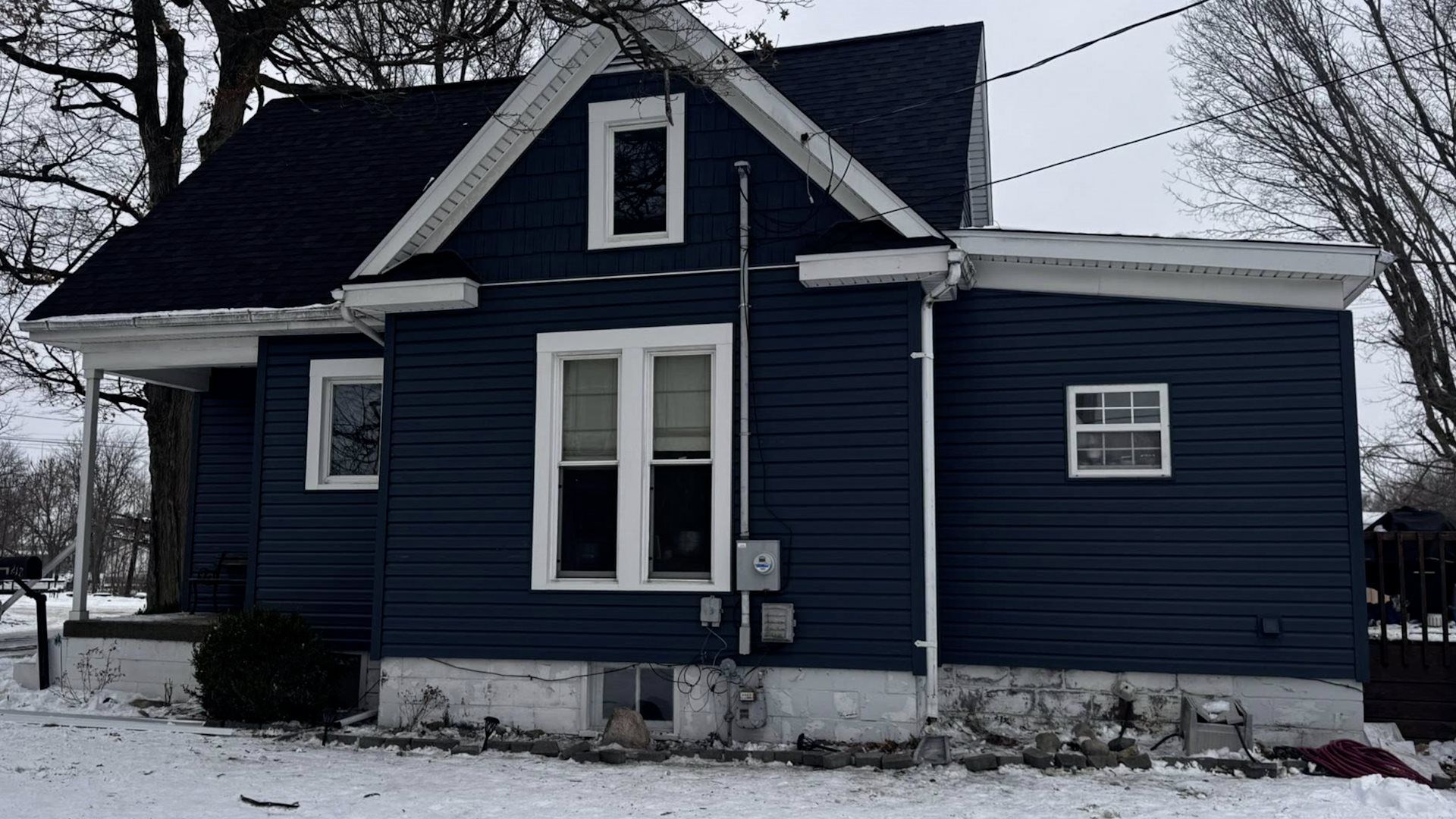 Vinyl siding installation