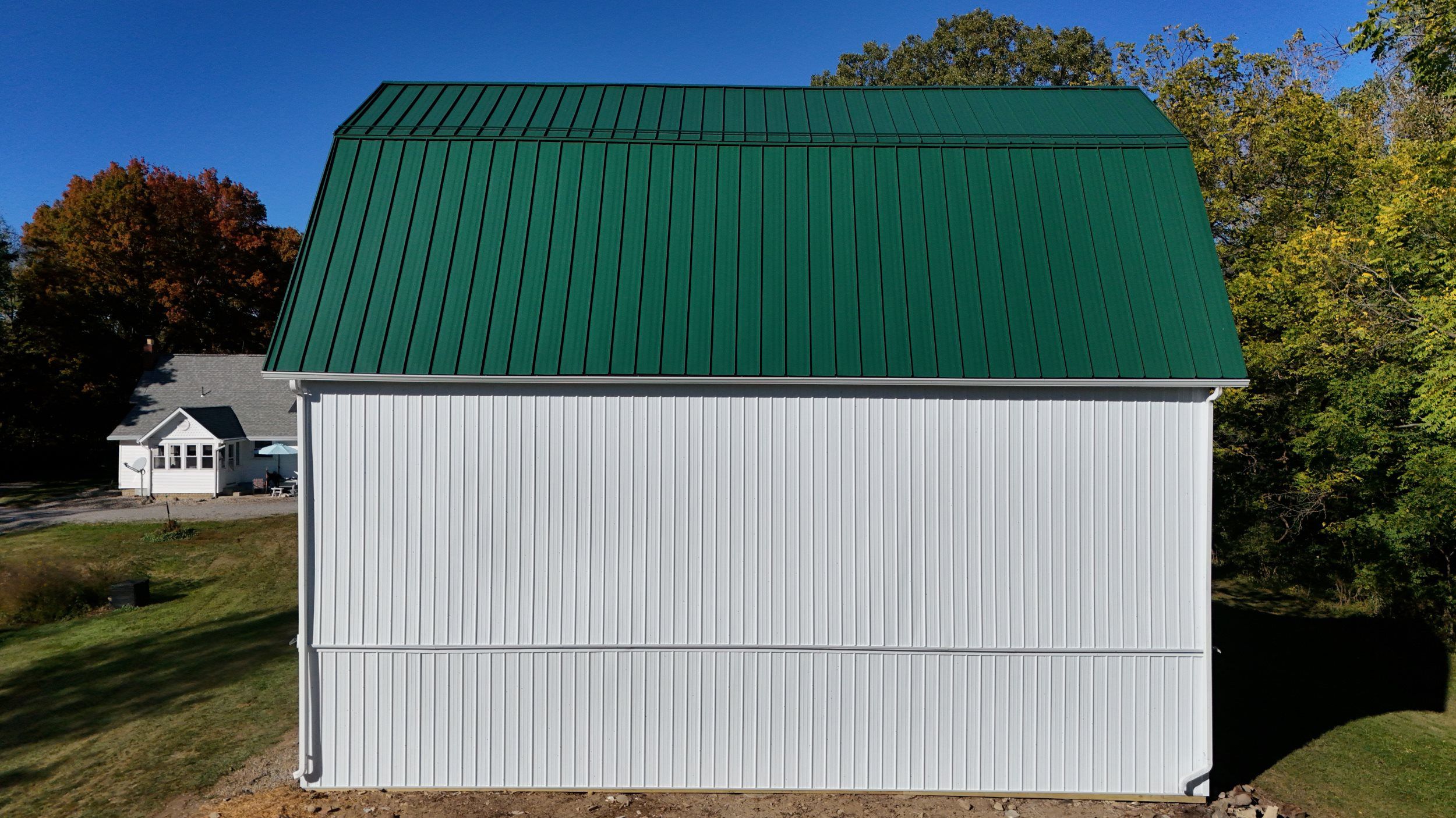 Metal siding installation