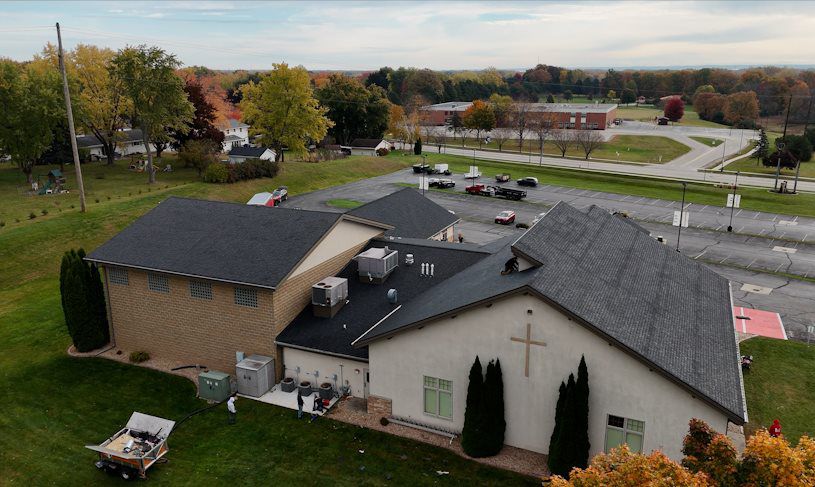 Shingle roof installation