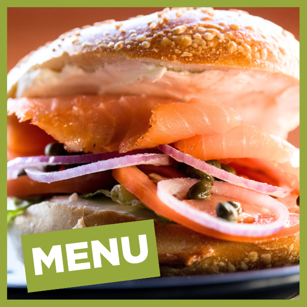 Bagel and lox sandwich