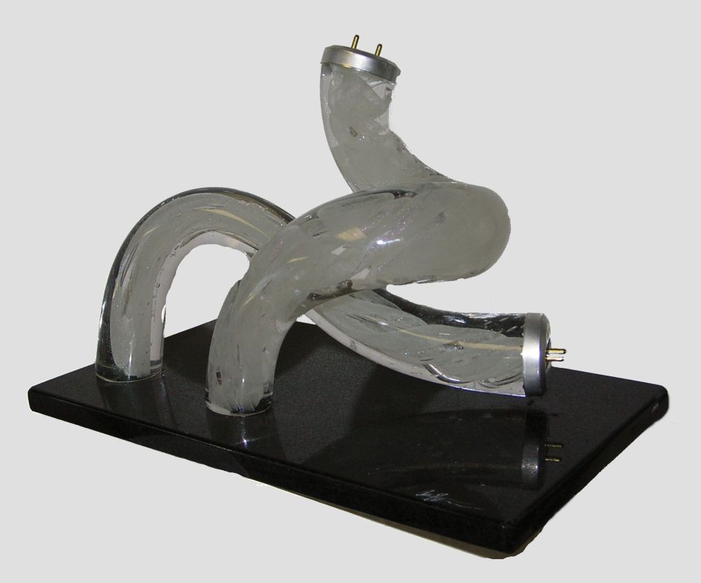 Light Bulb Fluorescent Artwork