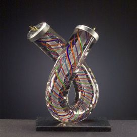 Light Bulb Fluorescent Artwork