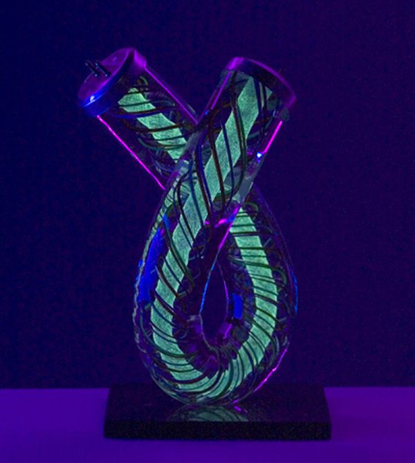 Light Bulb Fluorescent Artwork