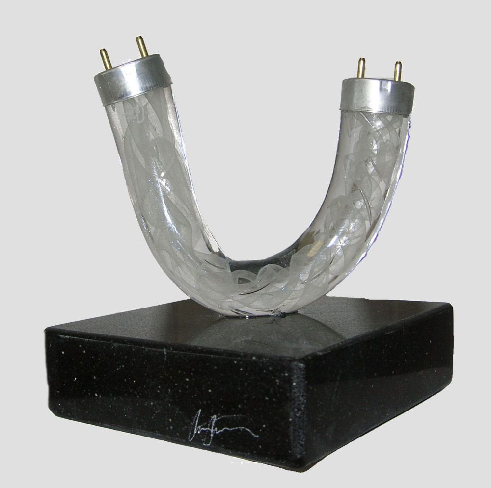 Light Bulb Fluorescent Artwork