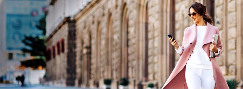 Girl With Mobile Phone