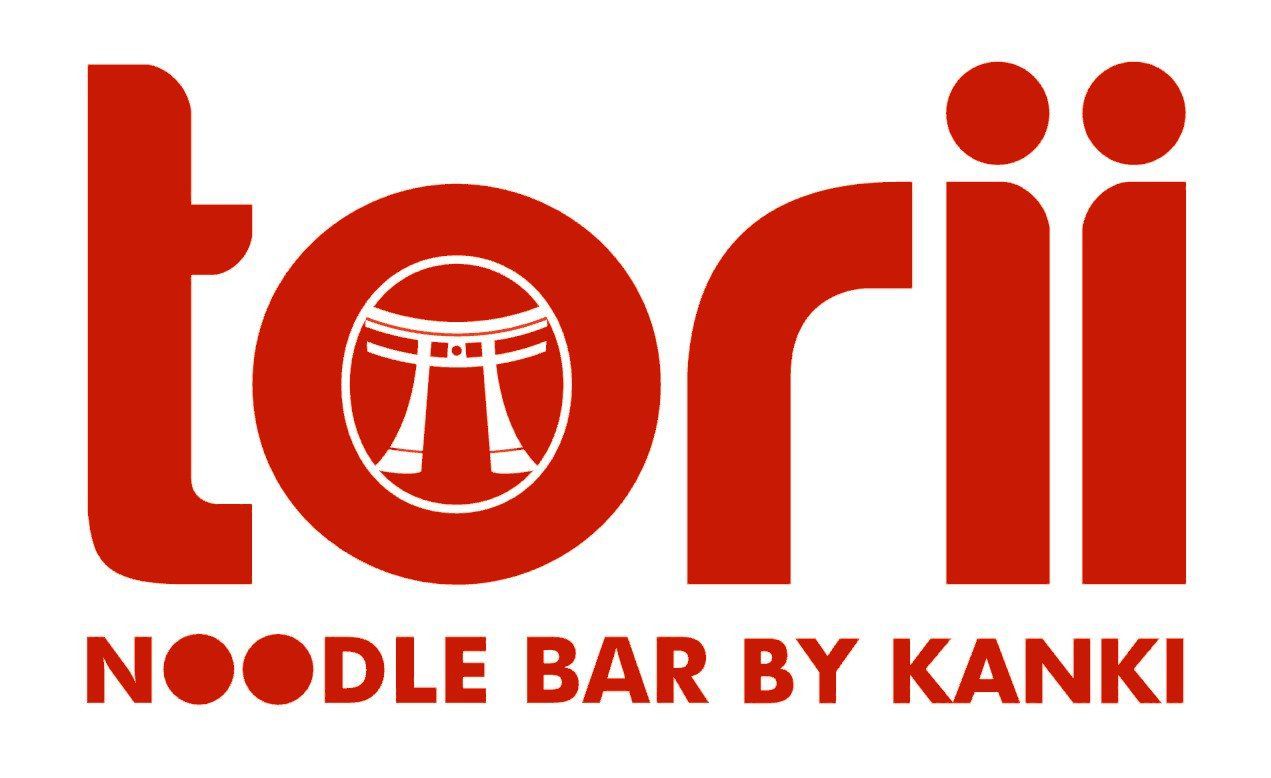 Torri Noodle Bar logo in red.