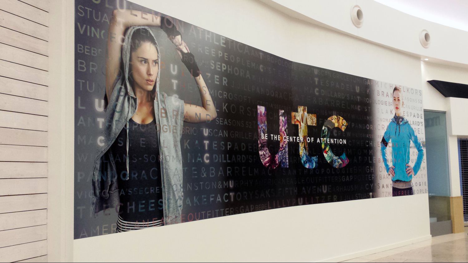 Barricade Graphics for The Mall at University Town Center - UTC Sarasota, Florida