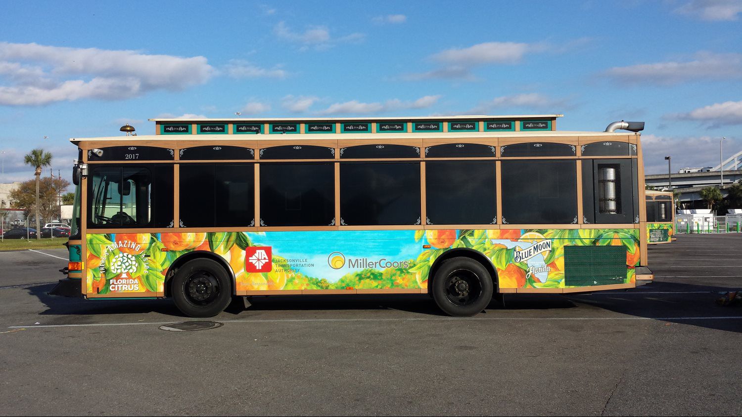 Trolley Graphics - Jacksonville, Florida