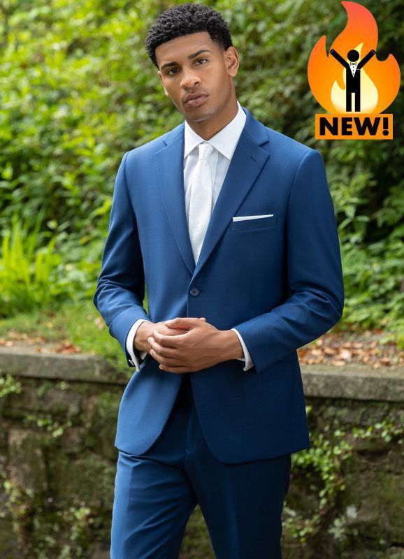 Ike Behar French Blue Dante Suit